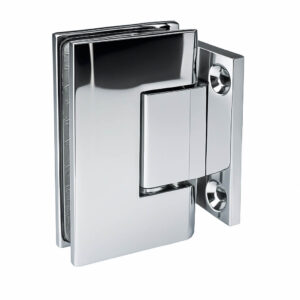 ASD Wall to Glass Hinge Square Profile chrome